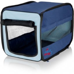 Trixie kék nylon ketrec kutyáknak - Kék - M - 50 x 52 x 76 cm