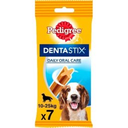 Pedigree DentaStix (M | 180 g ~ 1 tasak ~ 7 rágórúd)