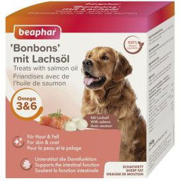 Beaphar lazacos és birkafaggyús bonbon kutyáknak 245g