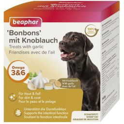 Beaphar fokhagymás és birkafaggyús bonbon kutyáknak 245g