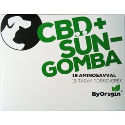 ByOrigin CBD + süngomba 19 aminosavval - Porkeverék (15 x 5 g)