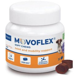 Movoflex ízületvédő rágótabletta tojáshéj membránnal közepes testméretű, 15-35 kg közötti kutyáknak (M) 30 db