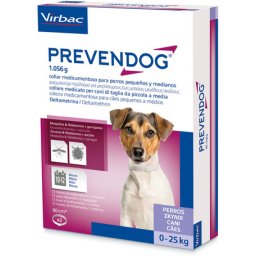 Prevendog szúnyog és kullancs elleni nyakörv 0-25 kg közötti kutyáknak, 60 cm (1 db nyakörv / doboz)