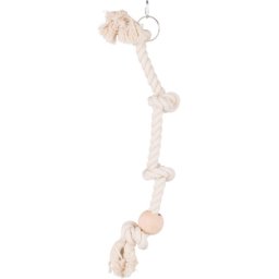 Trixie pamut mászókötél fagolyóval papagájoknak (60 cm, ø 23 mm)