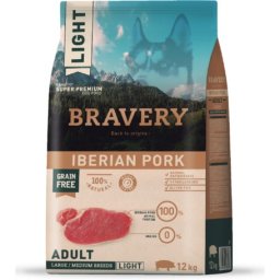 Bravery Dog Adult Medium/Large Light Grain Free Iberian Pork 4kg