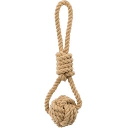 Trixie Be Nordic hajó kötél labda hurokkal (8 cm átmérő / 30 cm hosszú)