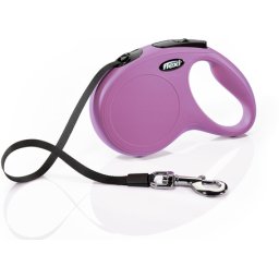 Flexi Classic szalagpóráz - M, 25 kg-ig, 5 m, rózsaszín