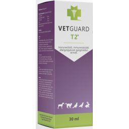 Vetguard T2 Immunerősítő cseppek kutyáknak, macskáknak, kisállatoknak és díszmadaraknak 30 ml