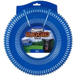 Chuckit! Rugged Flyer strapabíró frizbi kutyáknak (M; [L]; Ø 25 cm; Kék)