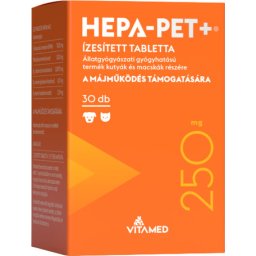Hepa-Pet Plus májvédő hatású ízesített tabletta 30 db / 250 mg