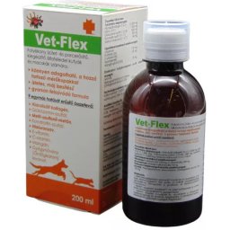 Vet-Flex ízület- és porcerősítő szirup kutyák és macskák számára 200 ml