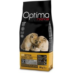 Visán Optimanova Cat Kitten Chicken & Rice 2kg