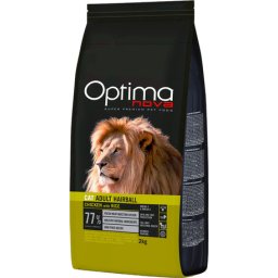 Visán Optimanova Cat Hairball Chicken & Rice 2kg