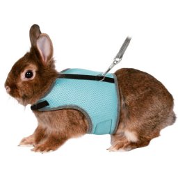 Trixie Soft Soft strapabíró hám és póráz törpenyulaknak (18–25 cm; 1.20 m)