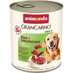 Animonda GranCarno Adult kacsaszíves és marhahúsos konzerv (6 x 800 g) 4.8kg
