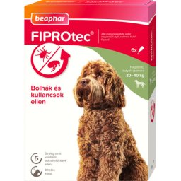 Beaphar FIPROtec spot-on kutyáknak (6 pipetta x 2.68 ml) (L: 20-40 kg-ig)
