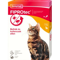 Beaphar FIPROtec spot-on macskáknak (6 pipetta x 0.5 ml)