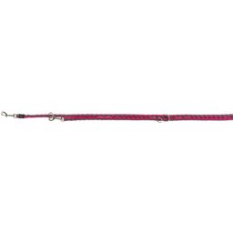 Trixie Cavo állítható kiképző póráz rózsaszín-szürke színben (2 m; 12 mm)