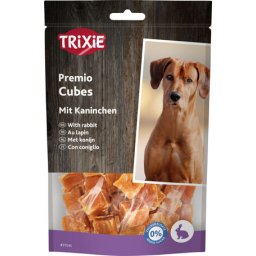 Trixie Premio Rabbit Cubes - Nyúlhusos kockák kutyáknak 100gr