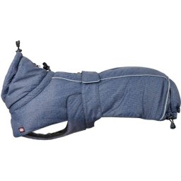 Trixie Prime vízálló teflon bevonatú kutyakabát kék színben (XS | Haskörméret: 35-48 cm | Háthossz: 30 cm)