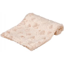 Trixie selymes tapintású plüssszőrmés takaró kutyáknak - Mancsmintás (70 x 50 cm)