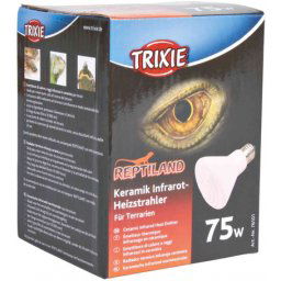 Trixie infravörös kerámia hőkibocsátó (ø 75 × 100 mm, 75 W, 100 l-ig)
