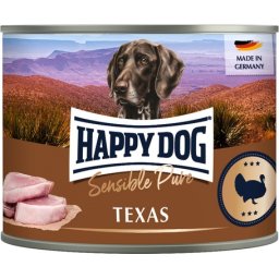 Happy Dog Pur Texas - Pulykahúsos konzerv (6 x 200 g) 1.2kg