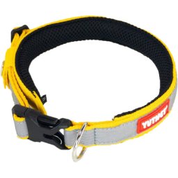 Yutipet nyakörv jól szellőző, párnázott béléssel (L; 55-65 cm; Sárga)