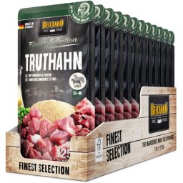 Belcando alutasak pulykahússal, amaránttal és borsóval (12 x 125 g) 1.5kg