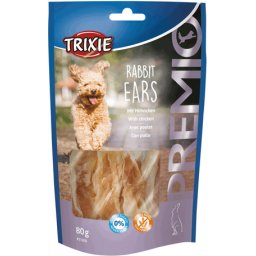 Trixie Premio Rabbit Ears - Csirkehússal töltött nyúlfül kutyáknak (3 tasak | 3 x 80 g) 240gr