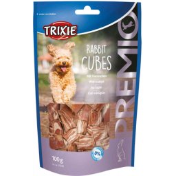 Trixie Premio Rabbit Cubes - Nyúlhusos kockák kutyáknak (3 tasak | 3 x 100 g) 300gr