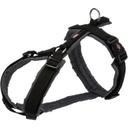 Trixie Premium túra hám kutyáknak, Fekete (S | 15 mm / Has kerület: 36 - 44 cm)