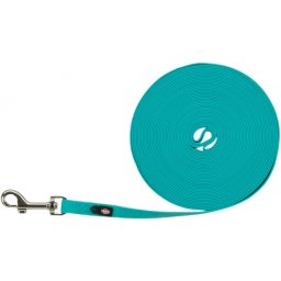 Trixie Easy Life Tracking Leash követőpóráz pvc bevonattal (M-L | 10 m/13 mm | Türkiz)