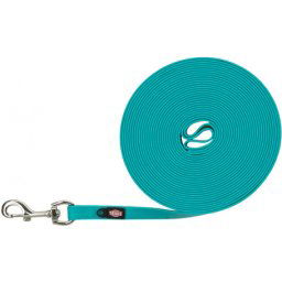 Trixie Easy Life Tracking Leash követőpóráz pvc bevonattal (M-XL | 10 m/17 mm | Türkiz)