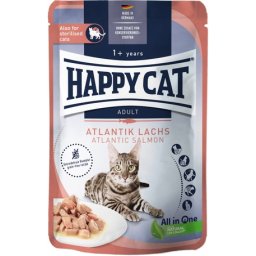 Happy Cat Culinary Meat in Sauce Atlantik-Lachs l Alutasakos eledel ízletes lazaccal macskáknak (20 x 85 g) 1.7kg