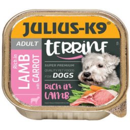Julius-K9 Dog Terrine Adult Lamb & Carrot nedveseledel (24 x 150 g) 3.6kg