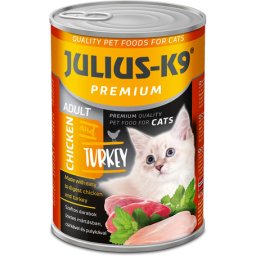 Julius-K9 Cat Adult Chicken & Turkey nedveseledel (20 x 415 g) 8.3kg