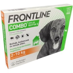 Frontline Combo Kutya S (2-10 kg) (0.67 ml / pipetta | 3 pipetta)