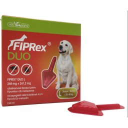 Fiprex Duo (L | 20-40 kg testtömegű kutyáknak | 3 pipetta)