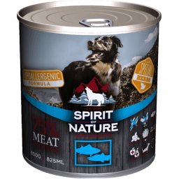 Spirit of Nature Dog tonhalas és lazacos konzerv (6 x 800 g) 4.8kg