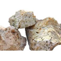 Sárga tufa akváriumi díszkő (S | ~300-600 g)