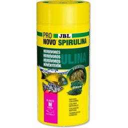 JBL ProNovo Spirulina Flakes M lemezes táp spirulinával növényevő halaknak 1000ml