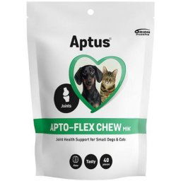 Aptus Apto-Flex Chew Mini glükozamint, MSM-et és kondroitin-t tartalmazó rágótabletta (2 x 40 db | 2 tasak) 80 db