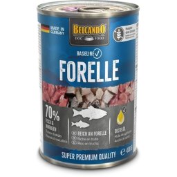 Belcando Baseline Forelle - Pisztrángos konzerv kutyáknak (6 x 400 g) 2.4kg