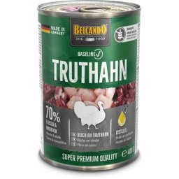 Belcando Baseline Truthahn - Pulykahúsos konzerv kutyáknak (6 x 400 g) 2.4kg
