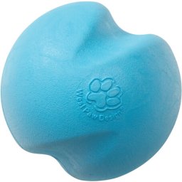 West Paw Jive - Össze-vissza pattogó labda (L | Aqua | 8 cm)