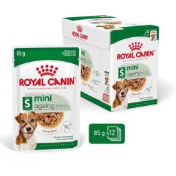 Royal Canin Mini Ageing 12+ | Nedves táp kistestű idős kutya részére (12 x 85 g) 1.02kg