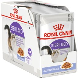 Royal Canin Sterilised Jelly - Ivartalanított felnőtt macska zselés nedves táp (24 x 85 g) 2.04kg