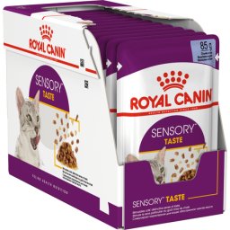 Royal Canin Sensory Taste Jelly - Zselés felnőtt macska nedves táp fokozott íz élménnye (24 x 85 g) 2.04kg