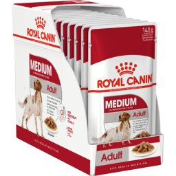 Royal Canin Medium Adult - Nedves táp közepes testű felnőtt kutya részére (20 x 140 g) 2.8kg